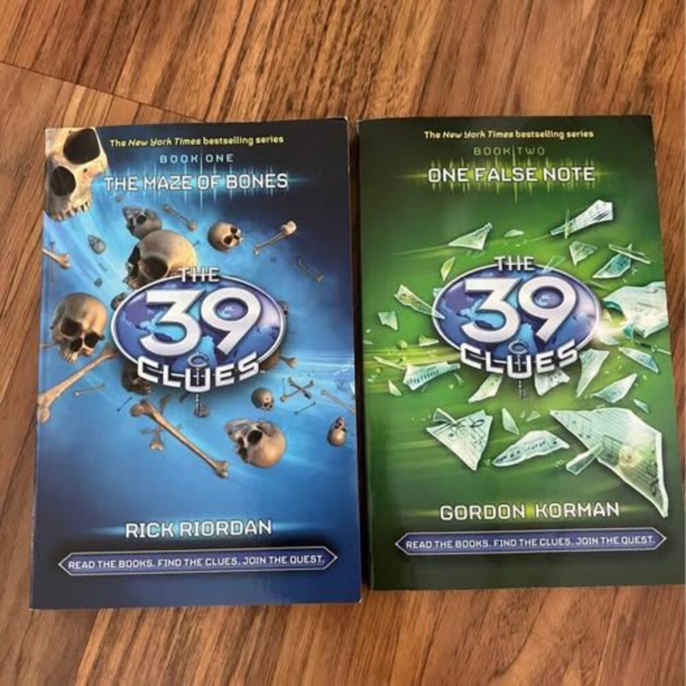 The 39 Clues Books 1 & 2: The Maze of Bones and One False Note